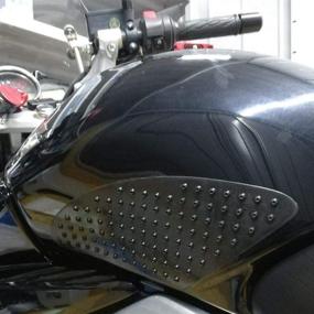 img 2 attached to 🏍️ Elec-bro Защитная планка для бака мотоцикла, универсальные накладки на колени для топливного бака, защитные боковые накладки для 1000RR Z1000 FZ1 R6 и др. - Черный