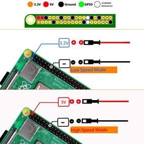 img 1 attached to Чехол iUniker для Raspberry Pi 4 с вентилятором для охлаждения и тепловыми колодцами - простая съемная верхняя крышка для модели Pi 4 B/4B (Модель М) - Черный