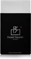 👔 pocket squares miami presidential white: elevate your style with perfection logo