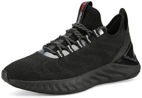 img 4 attached to Enhanced Performance: PEAK Adaptive Cushioning Running Sneakers for Men – Ideal Athletic Shoes