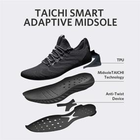 img 2 attached to Enhanced Performance: PEAK Adaptive Cushioning Running Sneakers for Men – Ideal Athletic Shoes