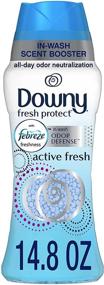 img 4 attached to Downy Fresh Protect 14.8 oz, Active Fresh, In-Wash Scent Booster Beads