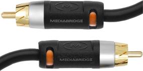 img 3 attached to Mediabridge Ultra Series 2ft Digital Audio Coaxial Cable - Dual Shielded RCA to RCA Gold-Plated Connectors - Black (Part# CJ02-6BR-G2)