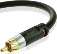 mediabridge ultra series 2ft digital audio coaxial cable - dual shielded rca to rca gold-plated connectors - black (part# cj02-6br-g2) logo