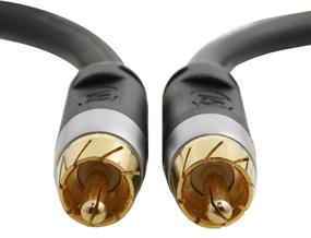 img 2 attached to Mediabridge Ultra Series 2ft Digital Audio Coaxial Cable - Dual Shielded RCA to RCA Gold-Plated Connectors - Black (Part# CJ02-6BR-G2)