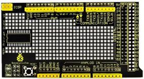 img 1 attached to 🔧 Улучшенное прототипирование Arduino Mega: Плата KEYESTUDIO MEGA Prototype Shield V3 с макетной платой, идеально подходит для проектов по созданию цепей.