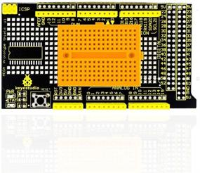 img 2 attached to 🔧 Улучшенное прототипирование Arduino Mega: Плата KEYESTUDIO MEGA Prototype Shield V3 с макетной платой, идеально подходит для проектов по созданию цепей.