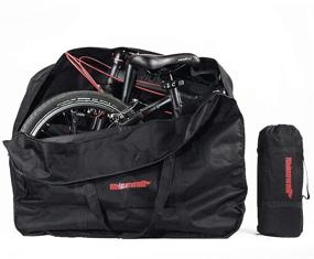 img 4 attached to 🚲 CamGo 20 Inch Folding Bike Bag: Waterproof Travel Case for Convenient Bicycle Transportation