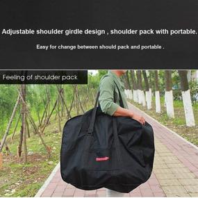 img 1 attached to 🚲 CamGo 20 Inch Folding Bike Bag: Waterproof Travel Case for Convenient Bicycle Transportation