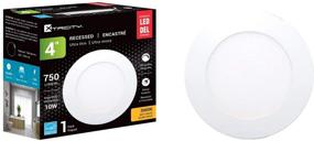 img 2 attached to 4 Inch Round LED Recessed Light Fixture with Integrated Driver