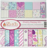 🌸 elevate your crafts with reminisce ella and viv pretty paisley collection kit logo