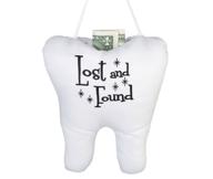 🦷 lillian rose tooth pillow, lost & found, 6.5" x 7.5" - minimal changes. logo