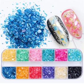 img 3 attached to 🦋 Aliciya 3D Nail Art Decoration Kit with Nail Strengthener Reinforce Gel Polish, Nail Builder Gel and 36 Butterfly Marble Nail Decors, Nail Flakes, Rhinestones, and Holographic Glitter