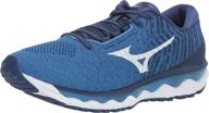 👟 mizuno men's wave sky waveknit 3: elite performance running shoe logo