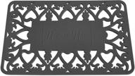 black silicone hot pad trivet логотип