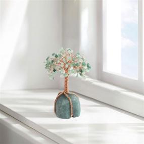 img 3 attached to 🌿 Feng Shui Green Crystal Tree: Money & Healing Tree for Wealth and Health | Energy Crystals Decor for Home and Office | Women's Gift