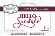 набор ножей mini expressions hello sunshine от sue wilson: идеальное украшение для ваших рукодельных проектов логотип