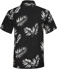 img 3 attached to Hawaiian Men's Clothing: APTRO Casual Sleeve Shirts for Effortless Style