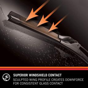 img 1 attached to K&amp;N EDGE Wiper Blades: All Weather Performance, Enhanced Windshield Contact, Streak-Free Wipe Technology: 22&#34; (Pack of 2)