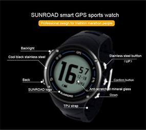 img 2 attached to SUNROAD Triathlon Monitoring Waterproof Wristwatch