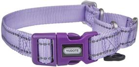 img 1 attached to 🐾 YUDOTE Martingale Collar: Quick Snap Buckle, Reflective Training & No Pull Safety Collar for Dogs