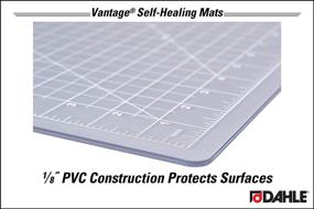 img 1 attached to Dahle Vantage 10680 Self-Healing Cutting Mat, 9x12 inches, 1/2 inch Grid, 5 Layer Design for Maximum Healing, Ideal for Craft and Sewing Projects, Clear