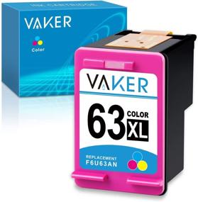 img 4 attached to VAKER Remanufactured Ink Cartridge Replacement for HP 63XL 63 XL - Perfect for OfficeJet 3830, 5222, 5255, 5258, 4650, 4655 - Boosts Envy 4520, 4512, 4513 - DeskJet 1112 & 3630 Printers - 1 Tri-Color Option