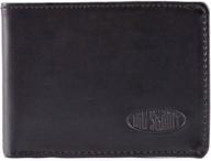 👜 streamlined efficiency: big skinny compact leather bi fold wallet logo