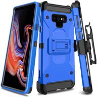 blue leptech kickstand series case for samsung galaxy note 9 / sm-n960u - enhanced seo logo