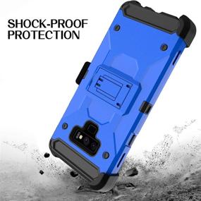 img 1 attached to Blue Leptech Kickstand Series Case for Samsung Galaxy Note 9 / SM-N960U - Enhanced SEO