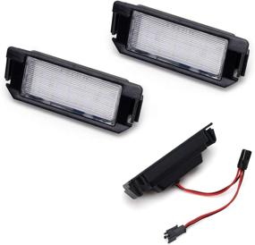 img 3 attached to 🚘 Enhance Your Vehicle's Aesthetics with iJDMTOY OEM-Fit 3W Full LED License Plate Light Kit for Hyundai Veloster, Genesis Coupe, and Kia Soul 2009-2019