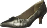 clarks womens linvale crown leather women's shoes for pumps logo