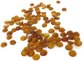 img 1 attached to 🌼 Rastogi Handicrafts Centerpieces, Yellow Glass Gems for Vase Fillers and Wedding Decor, 100 Pieces of 10mm Decoration Pebbles