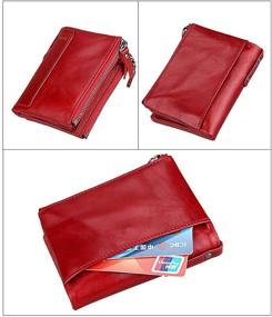 img 3 attached to 👜 Genuine Leather SHUAINIU Wallet with Advanced Blocking Technology