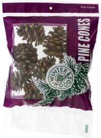 img 2 attached to 🌲 Winter Woods 44019 Natural Ponderosa Pine Cones - Pack of 8