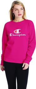 img 3 attached to Champion Womens Crewneck Raspberry Small Women's Clothing and Swimsuits & Cover Ups