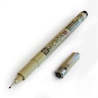 black sakura pigma micron 05 pigment fineliners (pack of 3) - 0.45mm point size logo