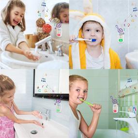 img 1 attached to 🎵 LUXSWAY Kids' Musical Timer for Teethbrushing – 3 Level Volume, 20s Handwash Timer & 2min Teeth-Brush Timer with LED Light