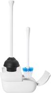 🚽 efficient cleaning: oxo good grips toilet brush & plunger combo for superior hygiene logo