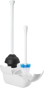 img 3 attached to 🚽 Efficient Cleaning: OXO Good Grips Toilet Brush & Plunger Combo for Superior Hygiene