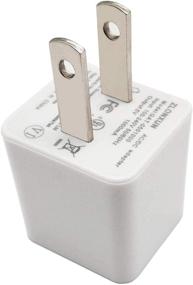 img 3 attached to ZLONXUN Wall Charger Block Power Adapter Plug for iPhone & iPod Touch - Convenient 3 Pack Charging Cube