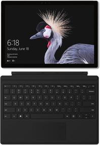 img 2 attached to 💻 Microsoft Surface Pro 1796 (HGG-00001) Intel Core M, 4GB RAM, 128GB SSD, 12.3-дюймовый сенсорный экран, Windows 10 Pro с чёрной защитной клавиатурой типа Cover.