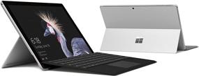 img 1 attached to 💻 Microsoft Surface Pro 1796 (HGG-00001) Intel Core M, 4GB RAM, 128GB SSD, 12.3-inch Touch Screen, Windows 10 Pro with Black Type Cover