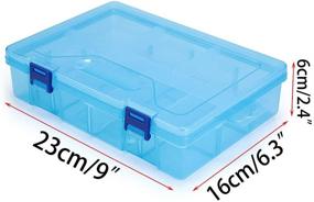 img 2 attached to 🖊️ BTSKY Large Capacity Pencil Box: Adjustable Double Deck Organizer for Office Supplies - 4 Pack
