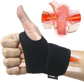 img 4 attached to Adjustable Arthritis Tendinitis Compression Sleeve for Enhanced Comfort