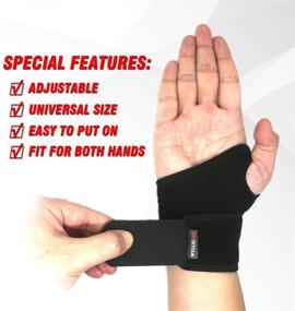img 3 attached to Adjustable Arthritis Tendinitis Compression Sleeve for Enhanced Comfort