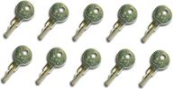 🔑 efficient replacement ignition keys (1982-up) for ezgo gas & electric golf carts by automotive authority llc - model: 17063-g1 logo