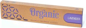 img 2 attached to Organic Incense Sticks - Lavender, Frankincense, and White Sage 3 Pack. 45g (Over 96% Organic Ingredients). Includes Ceramic Burner (Saucer not Included)