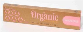 img 1 attached to Organic Incense Sticks - Lavender, Frankincense, and White Sage 3 Pack. 45g (Over 96% Organic Ingredients). Includes Ceramic Burner (Saucer not Included)