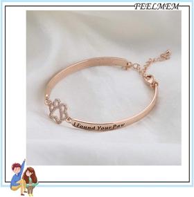 img 2 attached to FEELMEM Lover Crystal Needed Bracelet